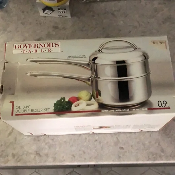 - Governor’s Table 3 -PC double boiler set - Picture 2 of 2